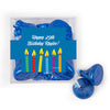 Personalized Birthday Candles JUST CANDY® favor cube with Hershey's Kisses
