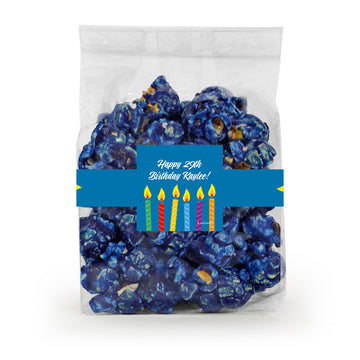 Personalized Birthday Candles Candy Coated Popcorn 3.5oz Bag