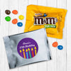 Personalized Birthday Candles Candy Favor Bag - M&Ms or Skittles