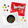 Personalized Birthday Candles Candy Favor Bag - M&Ms or Skittles