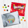 Personalized Birthday Candles Candy Favor Bag - M&Ms or Skittles