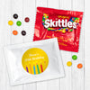 Personalized Birthday Candles Candy Favor Bag - M&Ms or Skittles