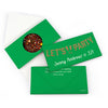 Personalized Birthday Let's Party Gourmet Infused Belgian Chocolate Bars (3.5oz)