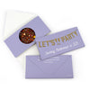 Personalized Birthday Let's Party Gourmet Infused Belgian Chocolate Bars (3.5oz)