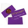 Personalized Birthday Let's Party Gourmet Infused Belgian Chocolate Bars (3.5oz)