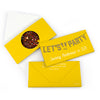 Personalized Birthday Let's Party Gourmet Infused Belgian Chocolate Bars (3.5oz)