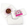 Personalized Birthday Confetti Burst Gourmet Infused Belgian Chocolate Bars (3.5oz)