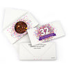 Personalized Birthday Confetti Burst Gourmet Infused Belgian Chocolate Bars (3.5oz)