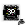 Personalized Milestones 30th Birthday Confetti JUST CANDY® favor cube with Jelly Belly Jelly Beans