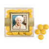 Personalized Milestone 100th Birthday Years in the Making JUST CANDY® favor cube with Just Candy Milk Chocolate Minis