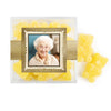 Personalized Milestones 100th Birthday Years in the Making JUST CANDY® favor cube with Sugar Sanded Gummy Bears