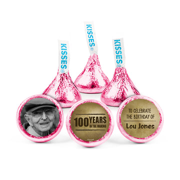 Personalized 100th Milestone Birthday Years in the Making Hershey's Kisses