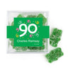 Personalized Milestones 90th Birthday Confetti JUST CANDY® favor cube with Sugar Sanded Gummy Bears