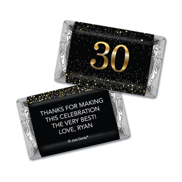 Personalized Birthday Hershey's Miniatures Elegant Birthday Bash 30