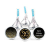 Personalized 30th Milestone Birthday Elegant Birthday Bash Hershey's Kisses