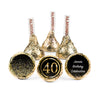 Personalized 40th Milestone Birthday Elegant Birthday Bash Hershey's Kisses