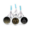 Personalized Elegant 60th Birthday Bash Hershey's Kisses