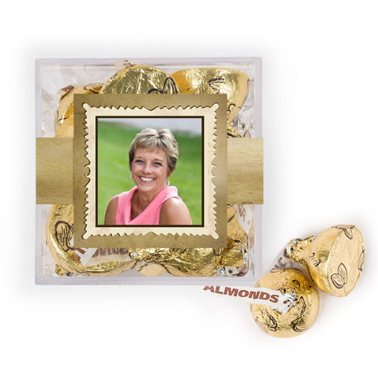 Personalized Milestone 50th Birthday Years in the Making JUST CANDY® favor cube with Hershey's Kisses