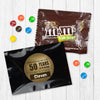Personalized 50th Milestone Birthday 50 Years in the Making Candy Favor Bag - M&Ms or Skittles