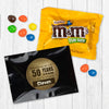 Personalized 50th Milestone Birthday 50 Years in the Making Candy Favor Bag - M&Ms or Skittles