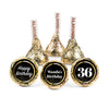 Personalized Elegant Happy Birthday Hershey's Kisses