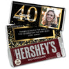 Personalized Milestone Birthday Elegant Birthday Bash Hershey's Milk Chocolate Bar with Photo