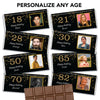 Personalized Birthday Starshine Chocolate Bar with Photo