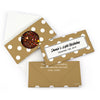 Personalized Birthday Polka Dots Gourmet Infused Belgian Chocolate Bars (3.5oz)
