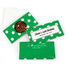 Personalized Birthday Polka Dots Gourmet Infused Belgian Chocolate Bars (3.5oz)