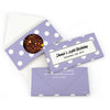 Personalized Birthday Polka Dots Gourmet Infused Belgian Chocolate Bars (3.5oz)