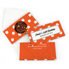 Personalized Birthday Polka Dots Gourmet Infused Belgian Chocolate Bars (3.5oz)