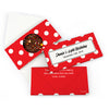 Personalized Birthday Polka Dots Gourmet Infused Belgian Chocolate Bars (3.5oz)