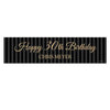 Personalized Birthday 30th Regal Stripes 5 Ft. Banner