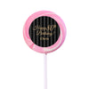 Milestones Personalized Small Swirly Pop 80th Birthday Favors (24 Pack)
