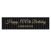 Personalized Birthday 100th Regal Stripes 5 Ft. Banner