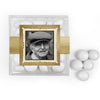 Personalized Milestone 80th Birthday Years in the Making JUST CANDY® favor cube with Just Candy Milk Chocolate Minis