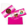 Personalized Milestone Birthday 40th Cupcake Photo Gourmet Infused Belgian Chocolate Bars (3.5oz)
