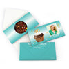 Personalized Milestone Birthday 40th Cupcake Photo Gourmet Infused Belgian Chocolate Bars (3.5oz)