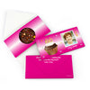Personalized Milestone Birthday 60th Cupcake Photo Gourmet Infused Belgian Chocolate Bars (3.5oz)