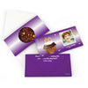Personalized Milestone Birthday 60th Cupcake Photo Gourmet Infused Belgian Chocolate Bars (3.5oz)