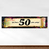 Personalized Birthday Confetti 50th 5 Ft. Banner