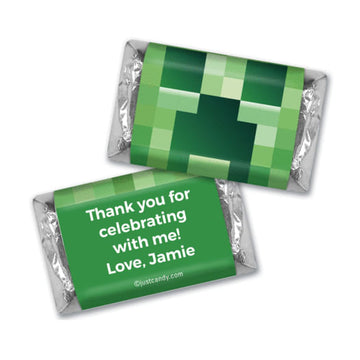 Birthday Personalized Hershey's Miniatures Wrappers Creeper Style Craft
