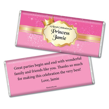 Birthday Personalized Hershey's Milk Chocolate Bar Storybook Princess