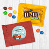 Personalized Kids Birthday Fire Truck Peanut M&Ms Favor Bag