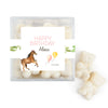 Personalized Horse Birthday JUST CANDY® favor cube with Sugar Sanded Gummy Bears Wild Horse