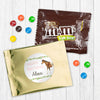 Personalized Kids Birthday Wild Horses Candy Favor Bag - M&Ms or Skittles