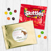 Personalized Kids Birthday Wild Horses Skittles Favor Bag
