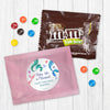 Personalized Kids Birthday Mermaid Tails Chocolate M&Ms Favor Bag