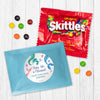 Personalized Kids Birthday Mermaid Tails Skittles Favor Bag