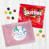 Personalized Kids Birthday Mermaid Tails Skittles Favor Bag